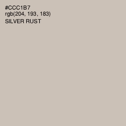 #CCC1B7 - Silver Rust Color Image